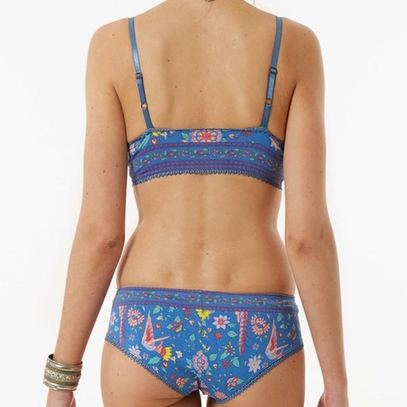 Spell designs lovebird deep sky bralette bra S blu - Picture 3 of 8